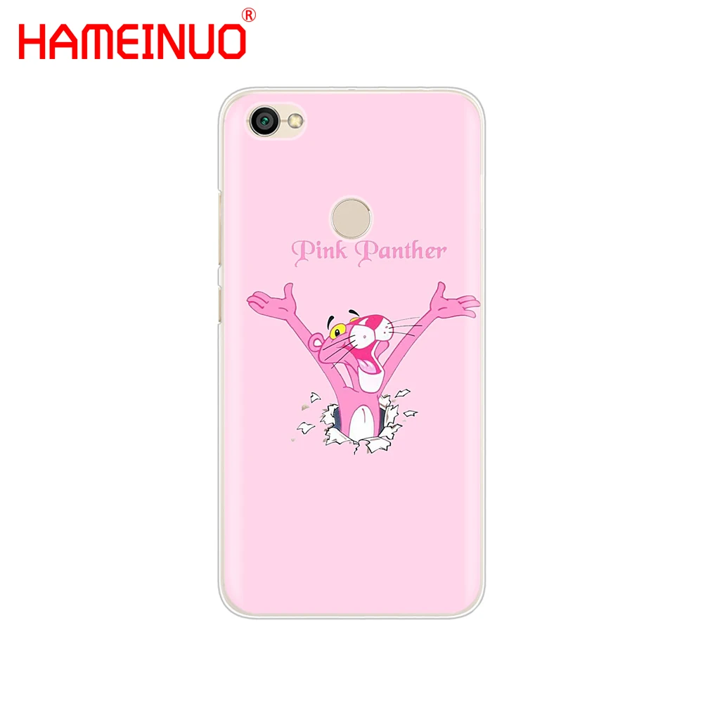 HAMEINUO Pink Panther lovely Cover phone Case for Xiaomi redmi 5 4 1 1s 2 3 3s pro PLUS redmi note 4 4X 4A 5A