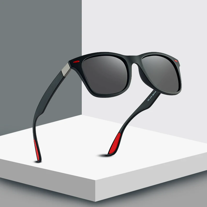 HDSUNFLY, фирменный дизайн, Классические поляризованные солнцезащитные очки для мужчин и женщин, для вождения, квадратная оправа, солнцезащитные очки, мужские очки, UV400, Gafas De Sol