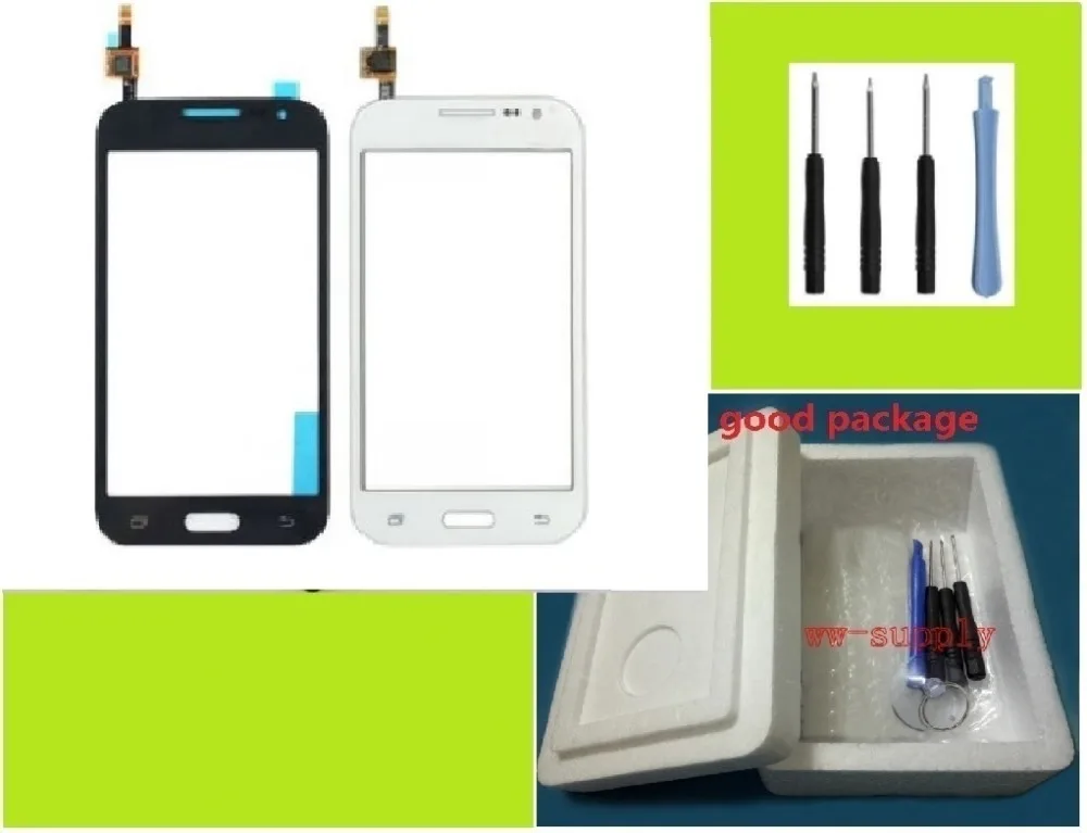 For Samsung Galaxy Core Prime SM G361F Front Top Touch Screen lens Digitizer Glass Panel Sticker