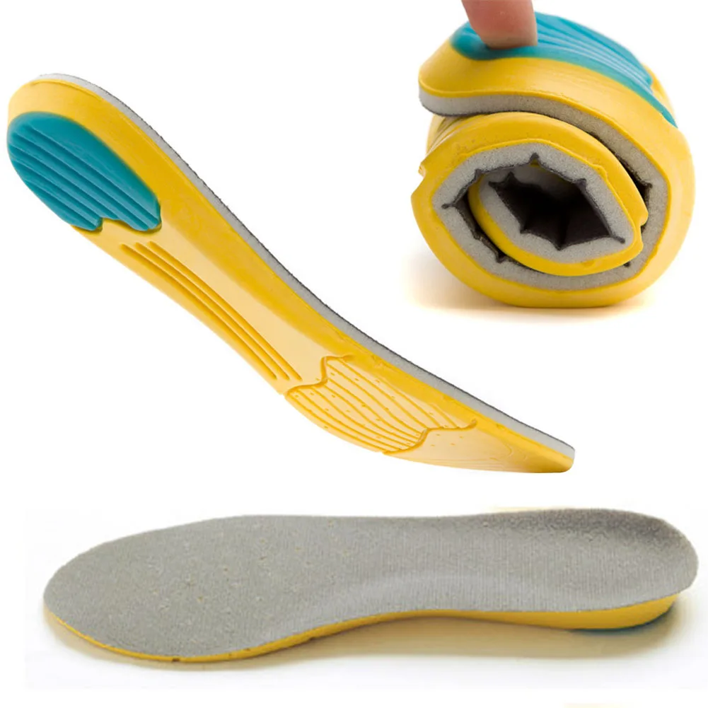 

Unisex Memory Foam Shoes Pad Breathable Sweat Absorbing Orthotic Arch Safety Soft Comfortable Athletic Sports Insole Shock S-L