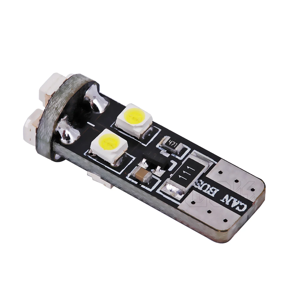 Бесплатная доставка 100 шт./лот T10 led Canbus W5W/194/T10 8SMD 3528 1210 12В Светодиодная