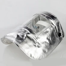 Алюминиевая фольга устойчива к 1000 градусов высокой температуры изоляции маска на голову противопожарная защита защитный большой экран Fre