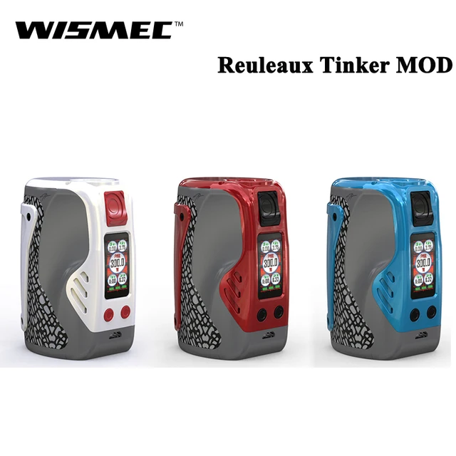 Оригинальный Wismec рел Тинкер 300 Вт TC VM поле MOD электронная сигарета Vape испаритель поддержка Колонка танк
