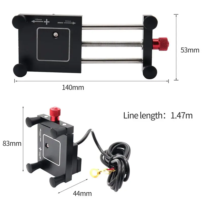 12 V-24 V USB переключатель 360 ° вращающийся велосипедный Мотоцикл держатель для мобильного телефона стенд