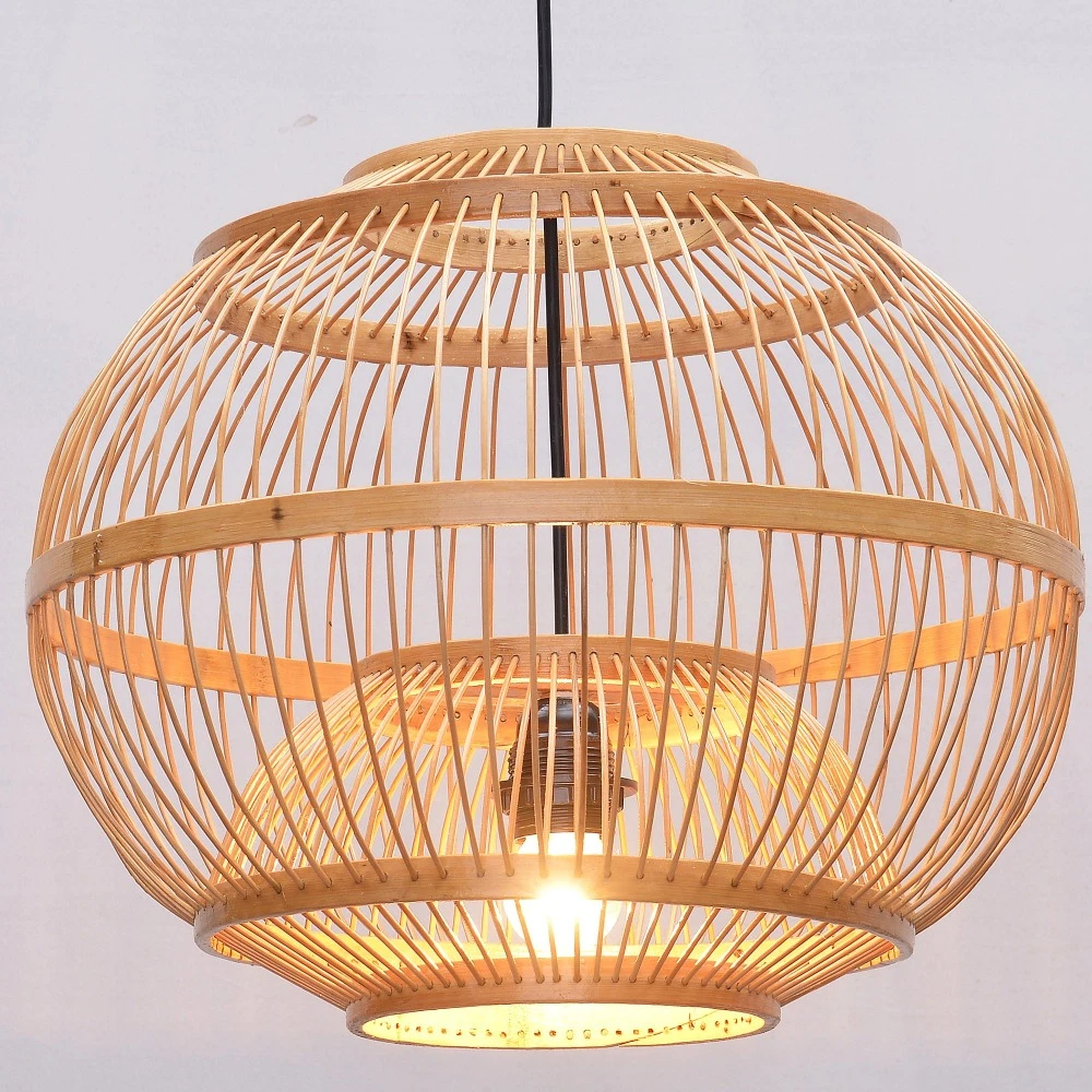 South Asian Bamboo Lantern Dining Room Pendant Lamp Japanese Restaurant Pendant Lights Country Rustic Hanging Lamps Pendant Lights Aliexpress