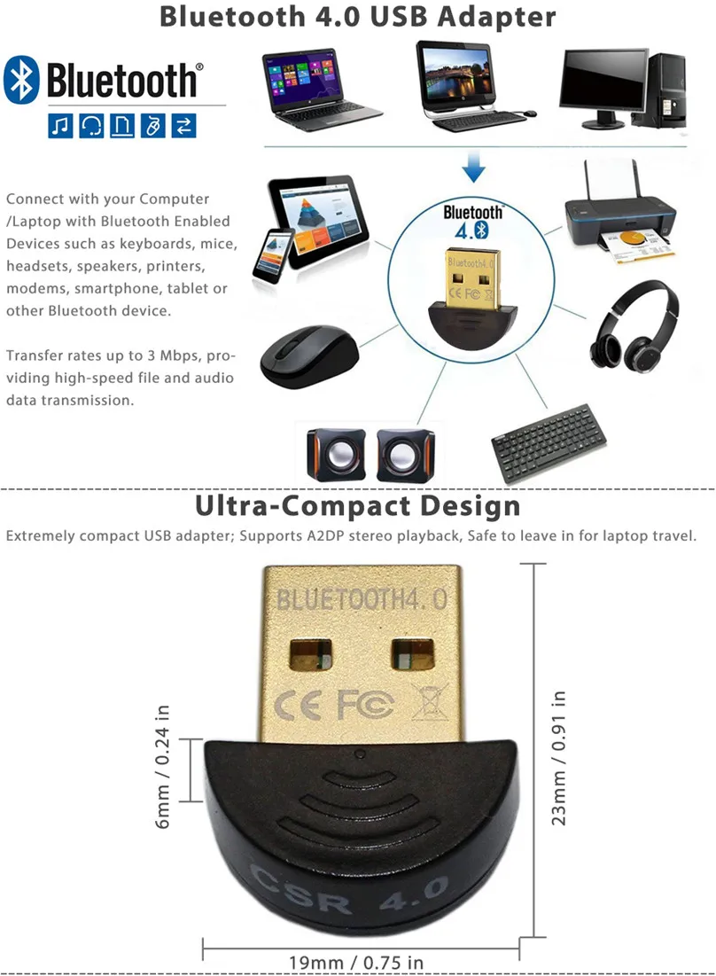 300 комплект наивысшего качества Mini USB Bluetooth адаптер в 4,0 двухрежимный беспроводной ключа оптом CSR 4,0 для Win8/7 win10 XP