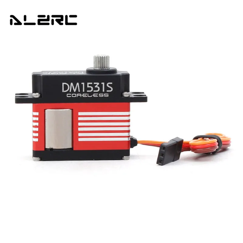 

ALZRC DM1531S Coreless CCPM Medium Digital Metal Servo All CNC Aluminum w/ Metal Gear FUT JR Propo Plug For RC Helicopter Toy