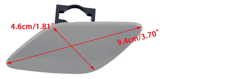 CITALL 1 Pair Headlight Washer Cover Cap Lamp Flap Bumper Trim Fit For BMW 3-Series E92 Coupe E93 Convertible 328i 335i