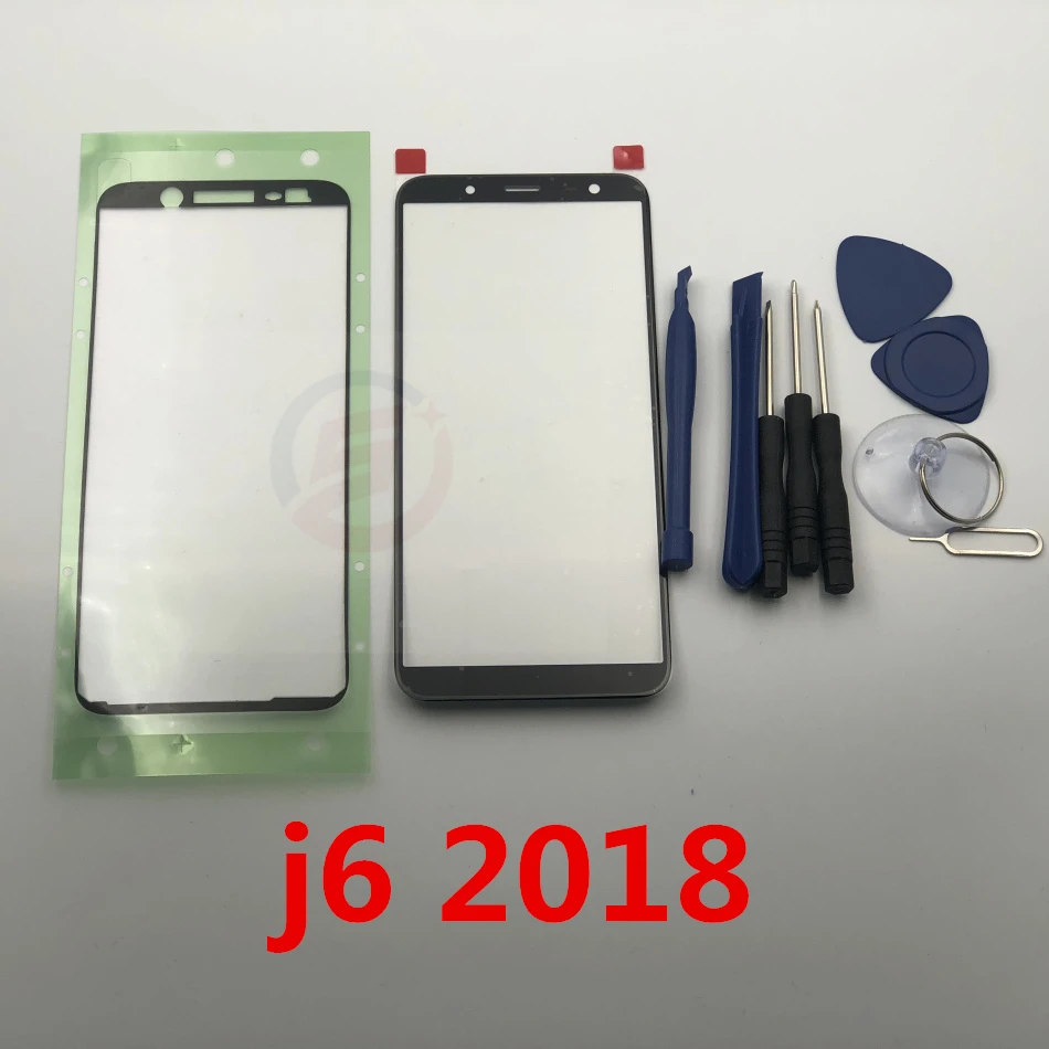 

LCD Front Outer Glass Lens Touch Screen Replacement for Samsung Galaxy J6 2018 J600 J600F J600Y + Repair Tools & Sticker