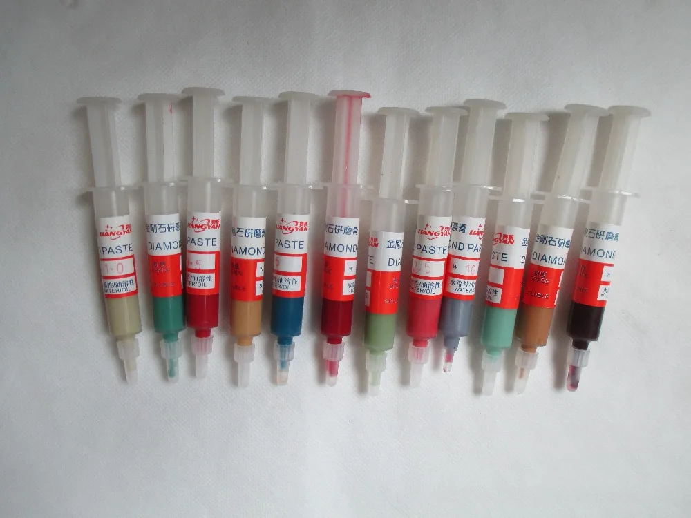 Fixmee 12 Pcs 5 gram Diamond polishing lapping paste pastes compound