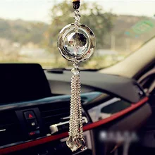 Hot Car Rear View Mirror Pendant Glass Car Hanging Ornament Car Interior Decoration Accessories