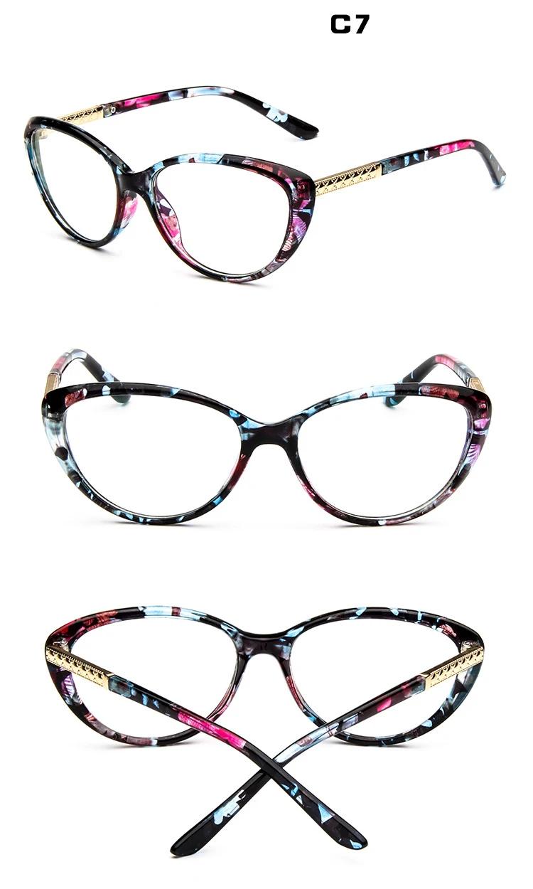 Новые Брендовые женские оптические очки оправа Очки для глаз кошки Анти-усталость компьютерные защитные очки для чтения очки