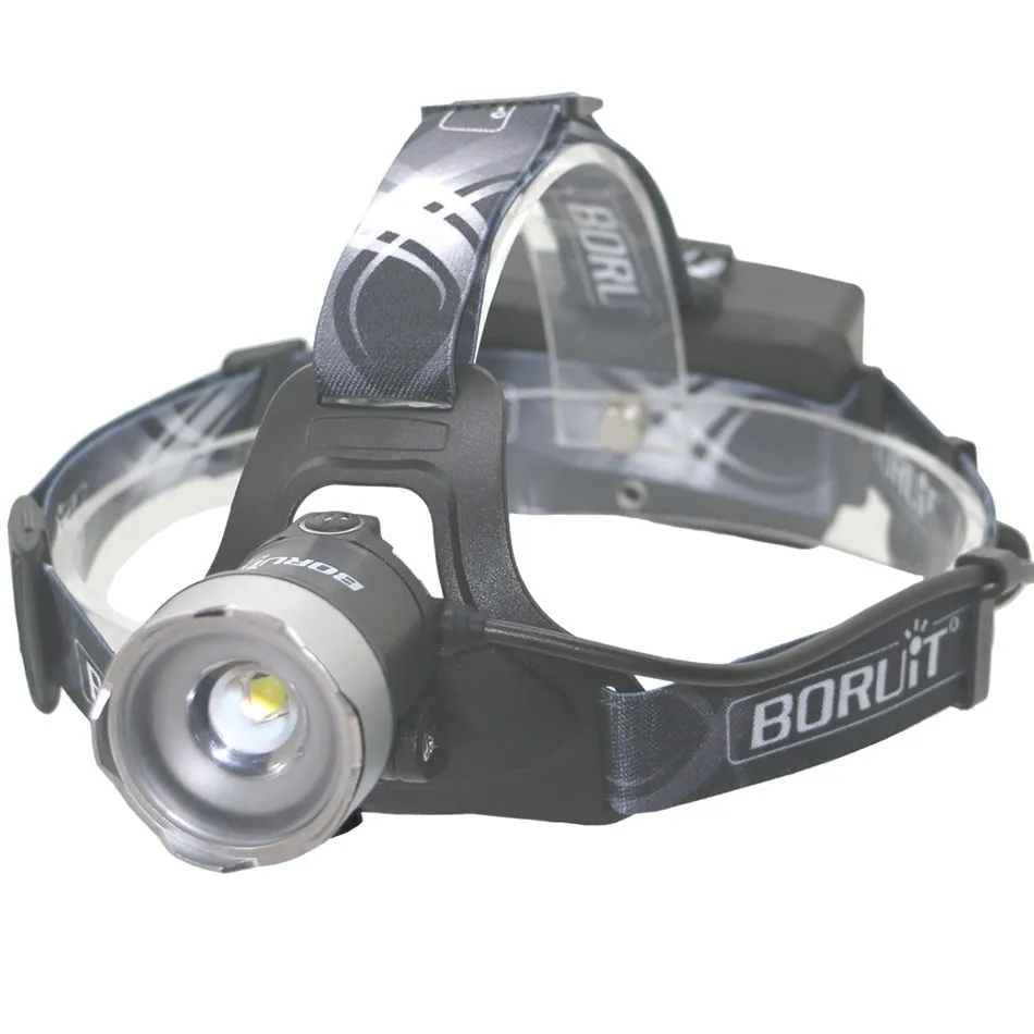 B13 Zoom* L2 головной светильник USB Led Головной фонарь масштабируемый Boruit светильник s на 18650 батарея с Usb кабелем