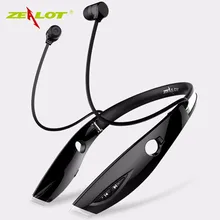 Zealot h1 deporte stereo bluetooth headset auriculares auriculares inalámbricos con micrófono de manos libres auricular luminosa para el teléfono