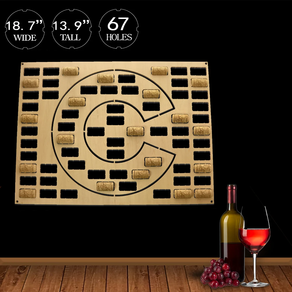 США Страна деревянное вино пробки Ремесло карта Colorado винная пробка дисплей Настенная карта Colorado Паб Бар вино пробка держатель настенный Декор
