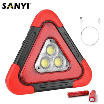 

Portable Spotlight 5 Mode COB LED Work Lamp Flashlight USB Rechargeable 18650 Worklight Outdoor Night Camping Emergency Lighting