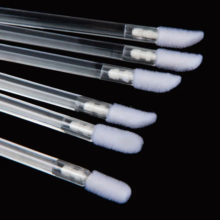 

50Pcs/Pack Disposable Lip Brush Wholesale Perfect Gloss Wands Applicator maquillage mascara Cleaning Eyelash