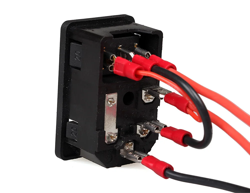 3DSWAY 3D-принтеры Запчасти Питание розетка выключатель с предохранителем 220 V/110 V 15A защита от короткого замыкания защита защитный выключатель 20 см кабель