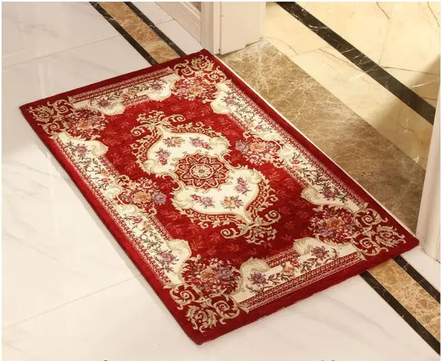 beibehang European Embroidery mats into the door mats living room mats