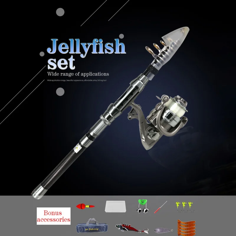 تلسكوبي الصيد رود بكرة كومبو يشبع عدة الصيد قضيب والعتاد + الغزل بكرة + السحر السنانير مع حقيبة الصيد معالجة مجموعة تلسكوبي الصيد رود بكرة كومبو يشبع عدة الصيد قضيب والعتاد + الغزل بكرة + السحر السنانير مع حقيبة الصيد معالجة مجموعة