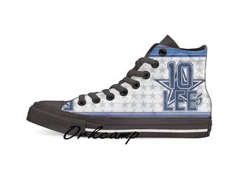 

Dallas Football Player Lee High Top Canvas Shoes Custom Walking shoes