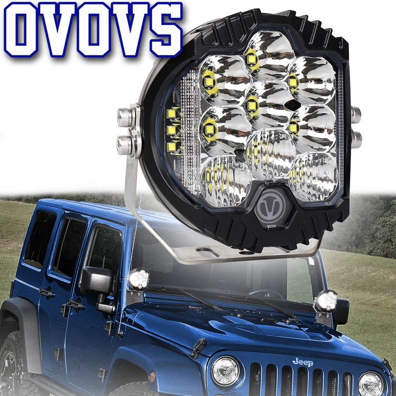 

50W Driving Fog Lamp LED Work Light for Jeep off-road Truck Car ATV SUV Boat