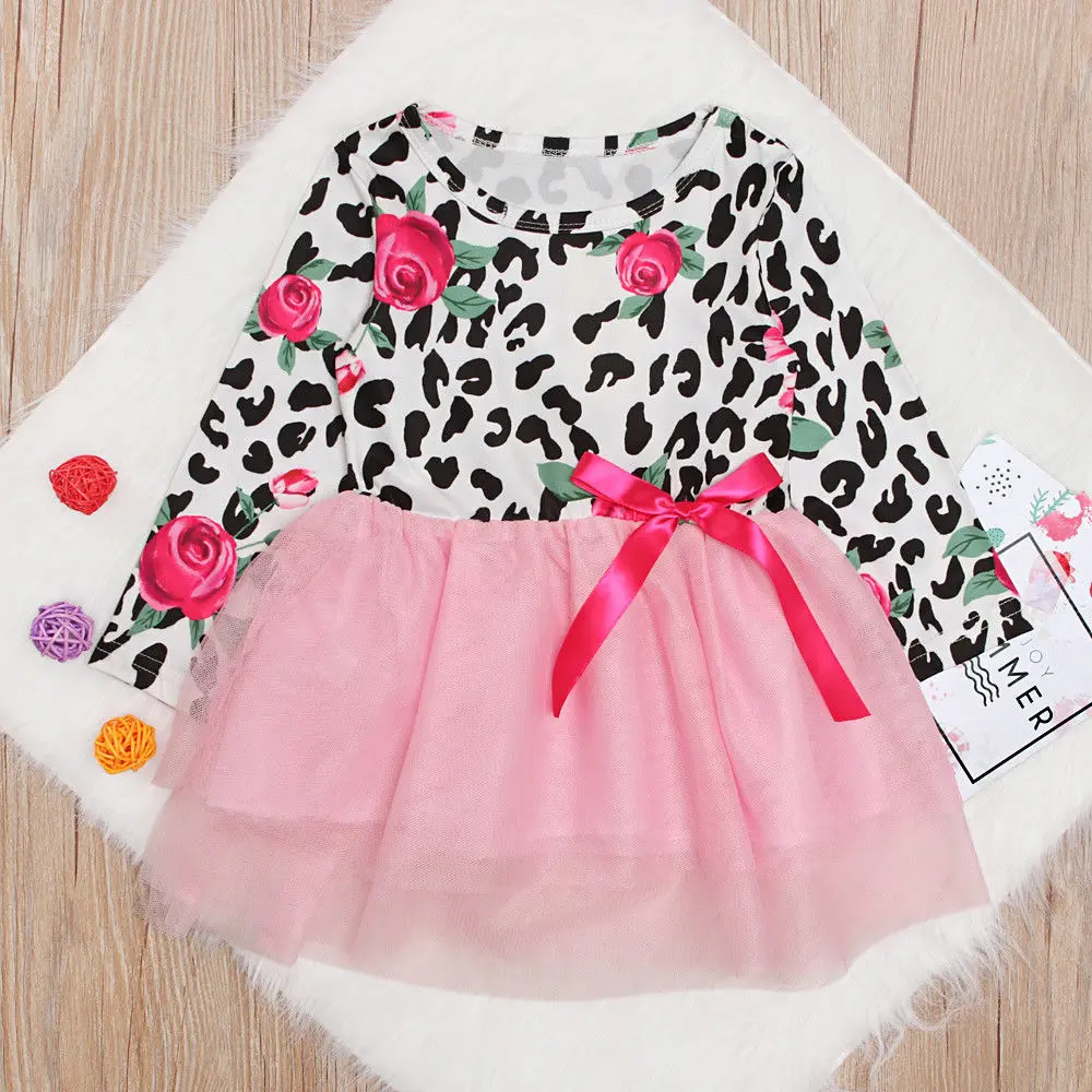 Emmababy 2018 новые детские Праздничное Детское платье довольно бантом 3D с цветочным