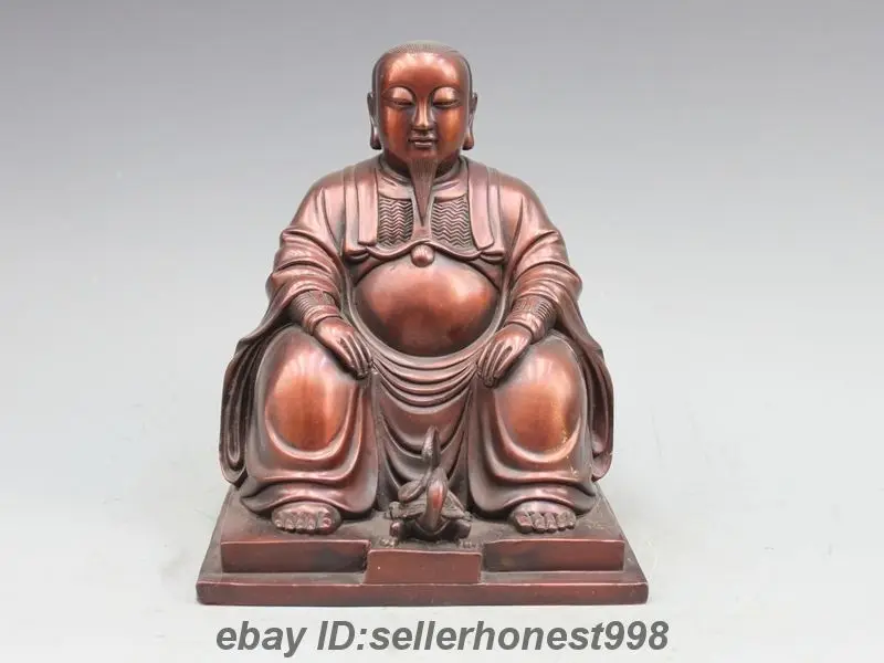 

Chinese Taoism Pure Bronze Xuan Wu Dadi Emperor God Great ancestor Statue 5.19