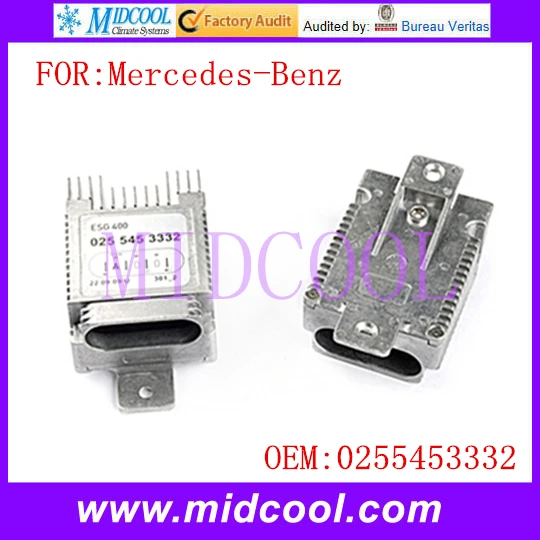 New Cooling Fan Control Regulator Module use OE NO. 0255453332 for