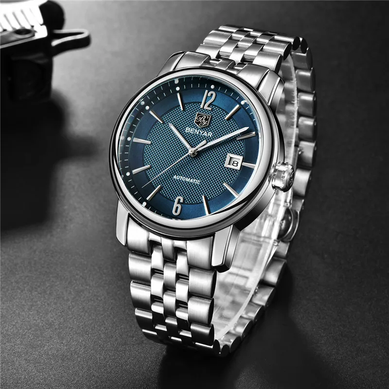 BENYAR Роскошные мужские часы новая автоматическая техника деловые лучший бренд