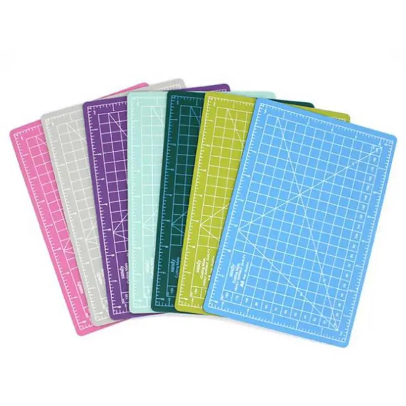 

NEW Cutting Craft Mat PVC Rectangle Grid Lines Self-Healing A5 Office Home Paper DIY Tool 22 x 15cm
