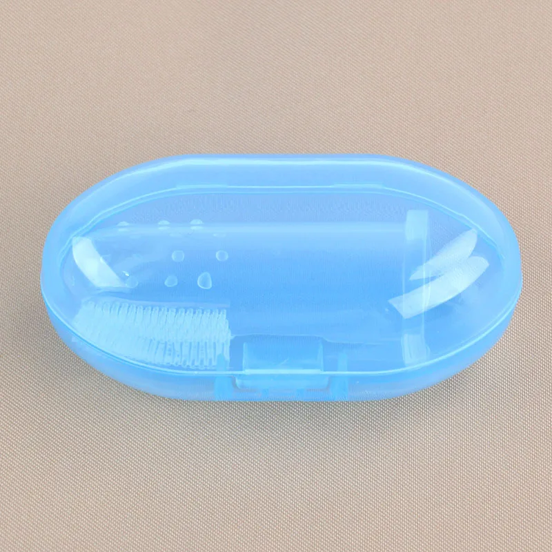  Portable Silicone Finger Baby Infant Toothbrush Teether  (12)