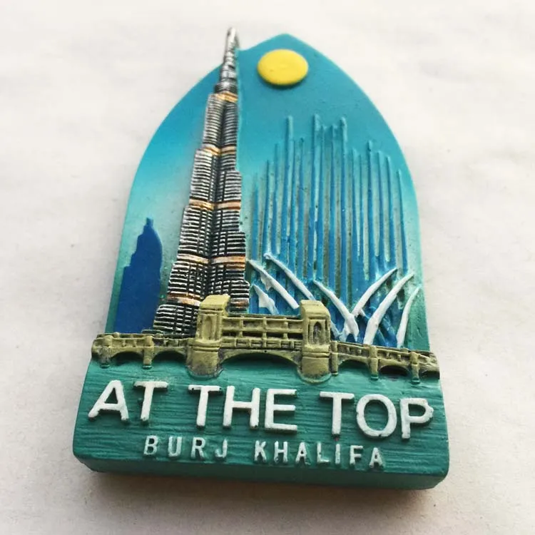 BABELEMI 3D Дубай ориентир здание путешествия сувениры Burj Khalifa магниты на холодильник магниты домашний декор