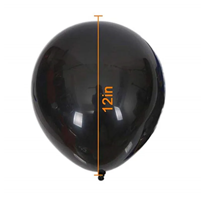 50pcs 12inch Party Balloons Garland For Wedding Baby Shower Graduation Kids Birthday Decor Black Orange Halloween Latex Balloons 50pcs 12inch Party Balloons Garland For Wedding Baby Shower Graduation Kids Birthday Decor Black Orange Halloween Latex Balloons