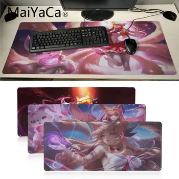 

Maiyaca star Guardian Ahri LoL League of Legends Keyboard Gamer Gaming Mouse pads Computer Laptop lol surprises Table Mat