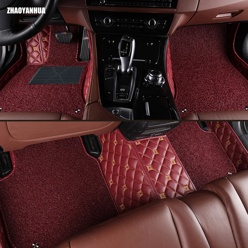 Custom make car floor mats for Audi Q3 Q5 Q7 A4 A6 A7 A8 8l 6D heavy