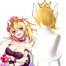 Аниме Супер Марио косплей парик принцесса Bowsette Косплей парики термостойкие синтетические вечерние парики на Хэллоуин Kuppa Koopa Косплей парики