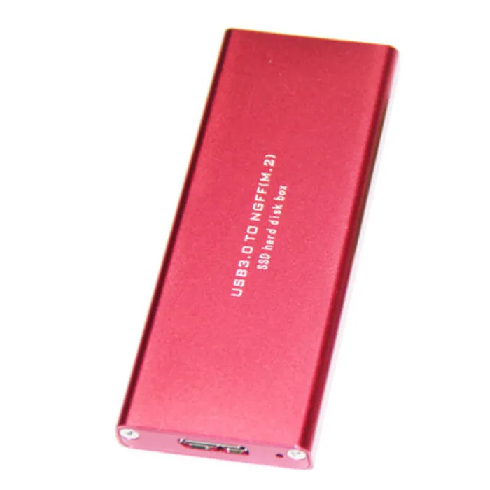 WBTUO LM-711N-V1.0 Super speed USB 3,0 для NGFF(M.2) SSD жесткий диск коробка/корпус-красный Q13021