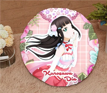 

Oct. Home Textile Love Live!Sunshine!! Anime Kurosawa Dia 15.7 Inches Micro-suede Fabric Round Soft Pillow Hot Sale #41179