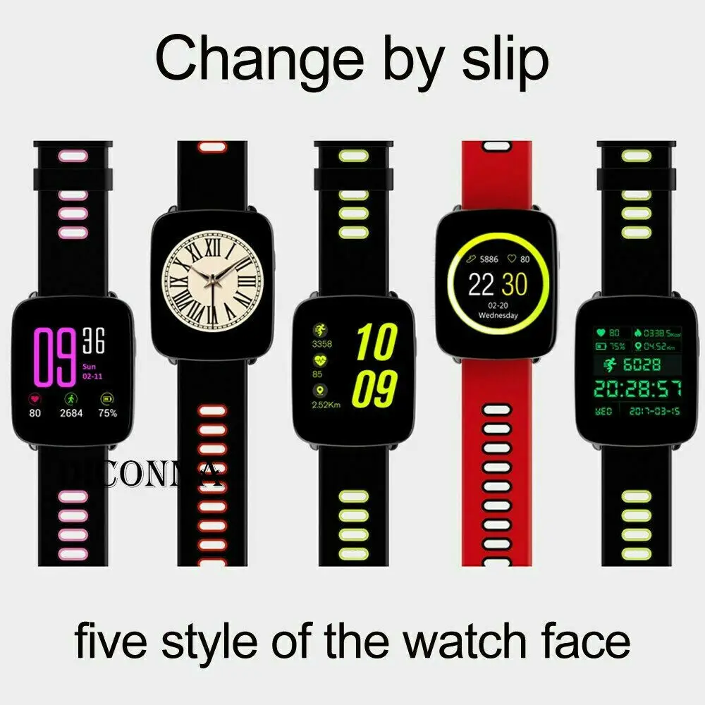 2019 Original IP68 Waterproof Smart Watch Sport Watch Sleep monitor Pedometer GV68