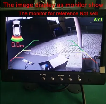 

parking sensor work for BMW original video image car reverse video parking with 4 radar sensor for 12V any car styling detector