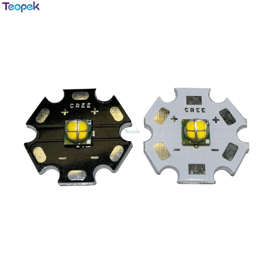 Cree Xm L イージーホワイト 4 チップ Led 12 ワット Xml Ezw 6 V 12 V 16 U2 ウォームホワイト Led ミリメートル 20 ミリメートルヒートシンクスポットライト 電球 ランプ Leds With Heatsinks Led Cree Xm L U2cree Heatsink Aliexpress