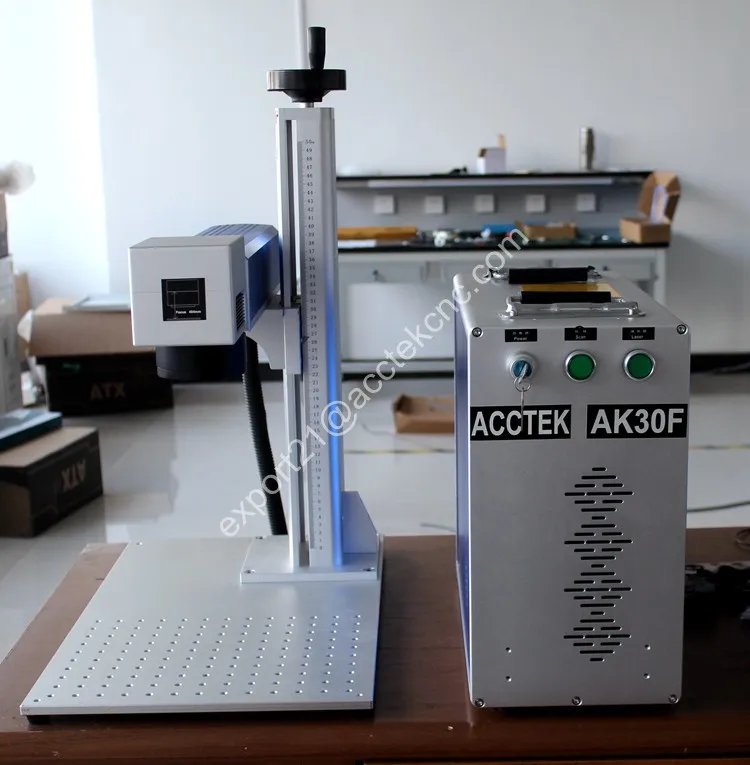 ACCTEK 1064nm 30W iphone чехол волоконно лазерная маркировочная машина для продажи|Фрезы по