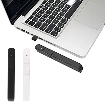 

Red Light 2.4GHz Wireless Presenter Laser Pointer Powerpoint Clicker Presentation Remote Control Laser Pen + USB Receiver