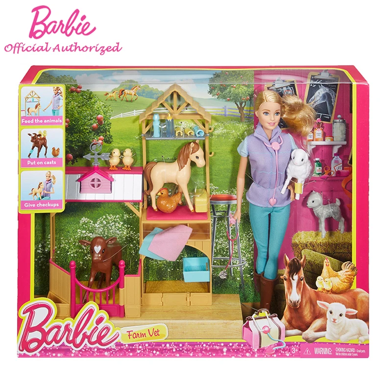 barbie vet farm