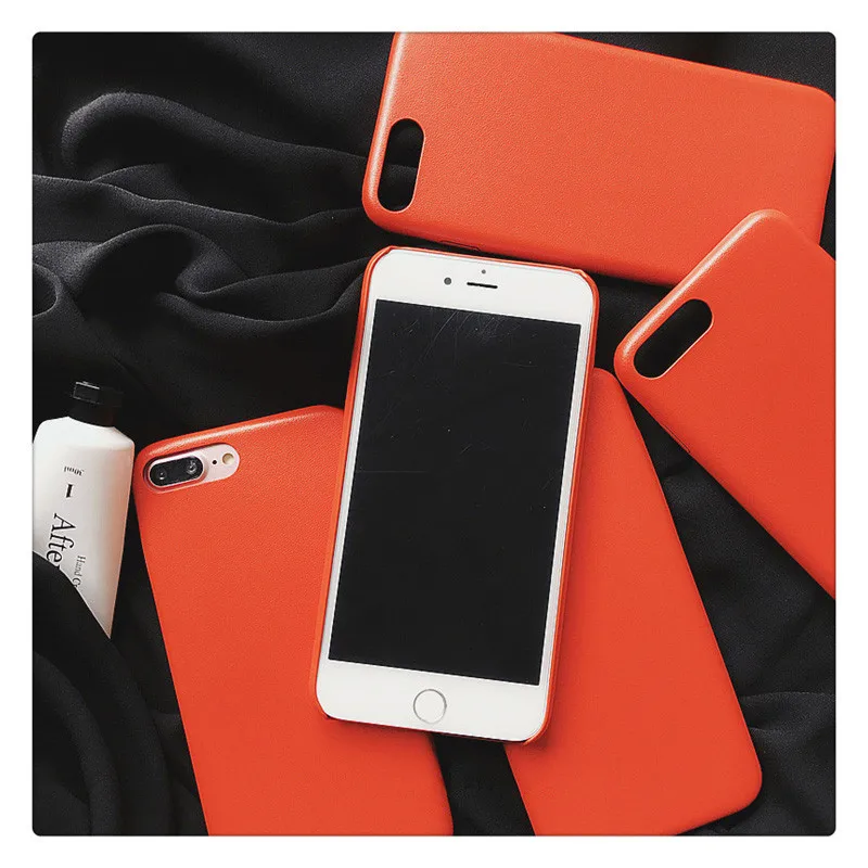 LUDI Luxury Leather Business Phone Case for iPhone 7 Case for iPhone X 10 6 6S 7 8 Plus Soft PU Ultra Thin Phone Case for Lovers05