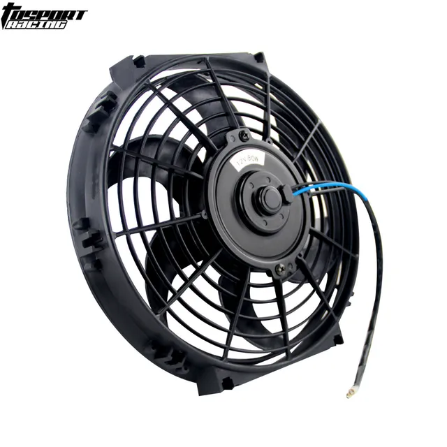 Ventilateur de refroidissement électrique universel - Ventilateur de  radiateur 12 V - Pales de ventilateur moteur - 80W - Kit de montage (23cm)