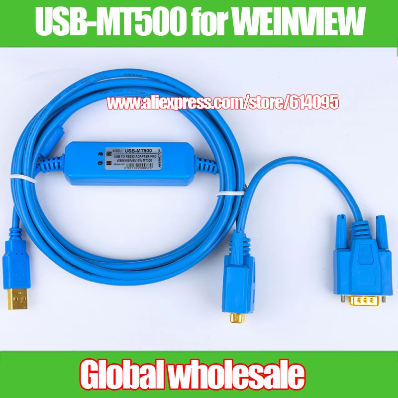 1 шт. Кабель для программирования данных USB-MT500 WEINVIEW MT506M/MT506T/MT508T/USB к адаптеру RS232 |