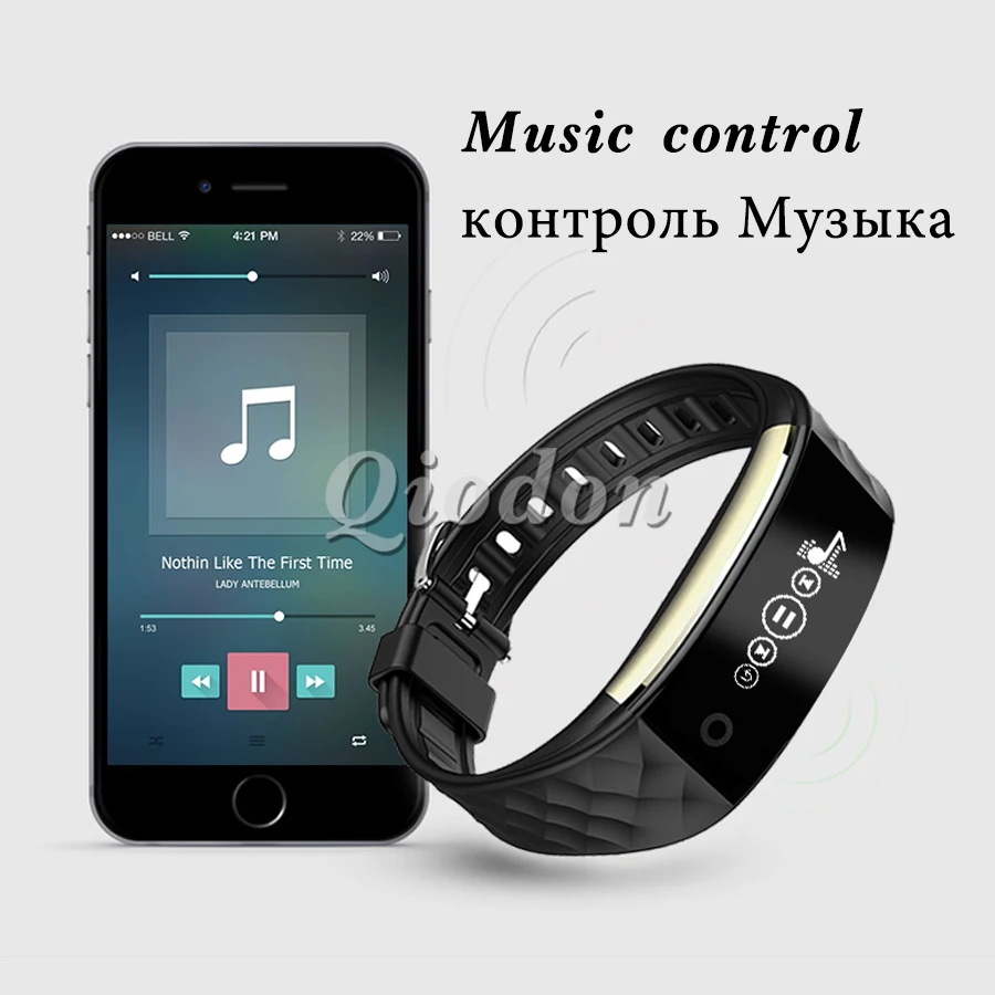 Мода Музыка Управление плавание Bluetooth подключение Смарт часы Smartwatch мониторинга