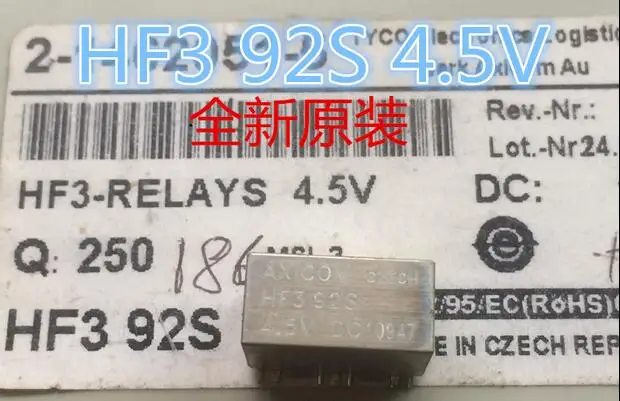 Горячая новинка реле HF3 92S 4 5 V HF3-RELAYS 4.5VDC DC4.5V SOP 2 шт./лот | Обустройство дома